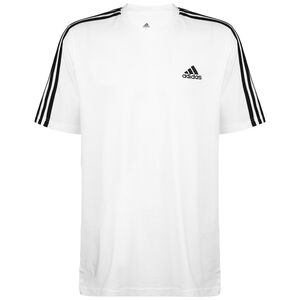 Essential 3-Stripes T-Shirt Herren, weiß / schwarz, zoom bei OUTFITTER Online