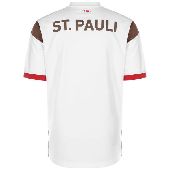 FC St. Pauli Trikot Auswärts 2022/2023 Herren, weiß / braun, zoom bei OUTFITTER Online