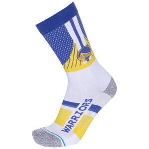 NBA Golden State Warriors Shortcut 2 Socken, blau / gelb, zoom bei OUTFITTER Online