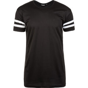 Stripe Mesh T-Shirt Herren, Schwarz, zoom bei OUTFITTER Online