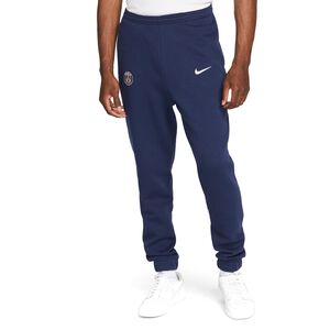 Paris St.-Germain Fleece Trainingshose Herren, dunkelblau / weiß, zoom bei OUTFITTER Online
