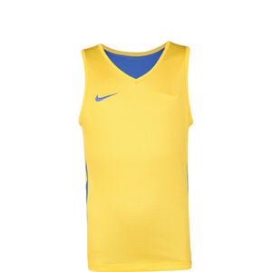 Team Basketball Reversible Basketballtrikot Kinder, gelb / blau, zoom bei OUTFITTER Online