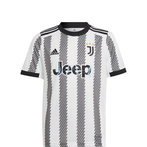 Juventus Turin Trikot Home 2022/2023 Kinder, weiß / schwarz, zoom bei OUTFITTER Online