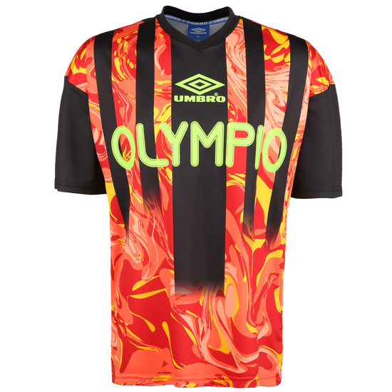 Olympio Football Jersey T-Shirt, neonrot / neongelb, zoom bei OUTFITTER Online