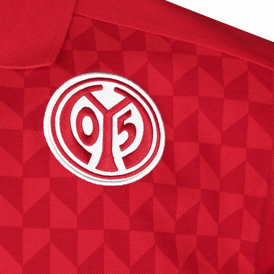 1.FSV Mainz 05 Poloshirt Herren, rot / weiß, zoom bei OUTFITTER Online