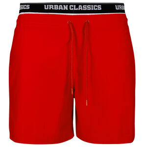 Two in One Swim Shorts Herren, rot / weiß, zoom bei OUTFITTER Online
