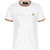 Ringer T-Shirt Damen, weiß / hellbraun, zoom bei OUTFITTER Online