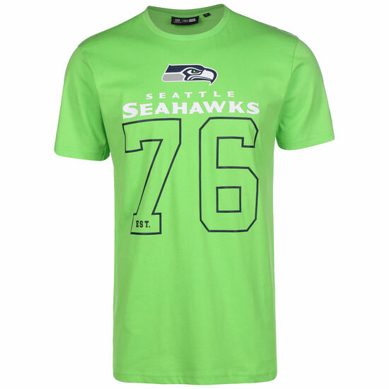 NFL Seattle Seahawks On Field Graphic T-Shirt Herren, neongrün, zoom bei OUTFITTER Online