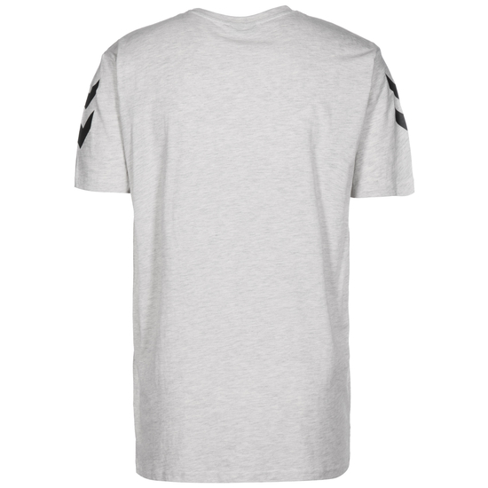 Logo Cotton T-Shirt Herren, grau / weiß, zoom bei OUTFITTER Online