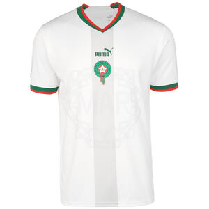 Marokko WM 2022 Away Trikot Herren, weiß / grün, zoom bei OUTFITTER Online