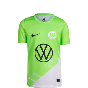 VfL Wolfsburg Trikot Home Stadium 2023/2024 Kinder, hellgrün / anthrazit, zoom bei OUTFITTER Online