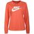 Essential Icon Sweatshirt Damen, rot / weiß, zoom bei OUTFITTER Online