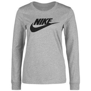 Essential Icon Sweatshirt Damen, dunkelgrau / schwarz, zoom bei OUTFITTER Online