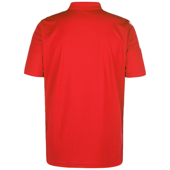 TeamLIGA Sideline Poloshirt Herren, rot / weiß, zoom bei OUTFITTER Online