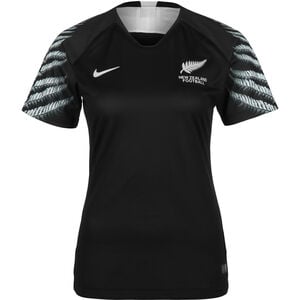 Neuseeland Trikot Away Stadium WM 2019 Damen, schwarz / hellgrau, zoom bei OUTFITTER Online
