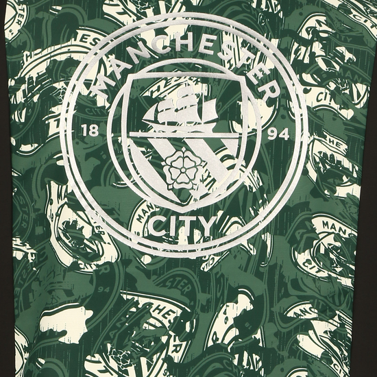 Manchester City TFS 1/2 Zip Windbreaker Herren, grün / schwarz, zoom bei OUTFITTER Online