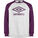 Core Raglan Sweatshirt Herren, weiß / violett, zoom bei OUTFITTER Online