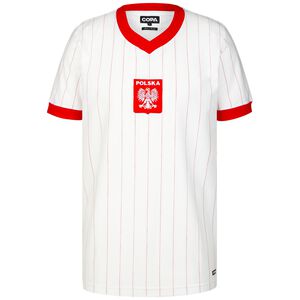 Polen 1982 Retro T-Shirt Herren, weiß / rot, zoom bei OUTFITTER Online