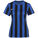 Striped Division IV Fußballtrikot Damen, blau / schwarz, zoom bei OUTFITTER Online
