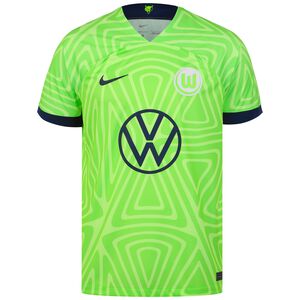 VfL Wolfsburg Trikot Home Stadium 2022/2023 Herren, grün / dunkelgrün, zoom bei OUTFITTER Online