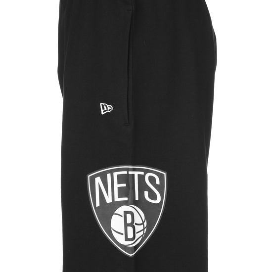 Brooklyn Nets Washed Team Logo Shorts Herren, schwarz / weiß, zoom bei OUTFITTER Online
