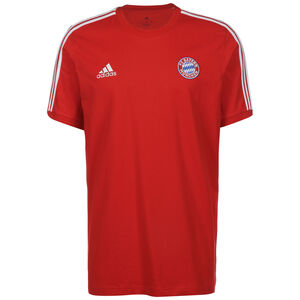 FC Bayern München DNA 3 Stripes T-Shirt Herren, rot / weiß, zoom bei OUTFITTER Online