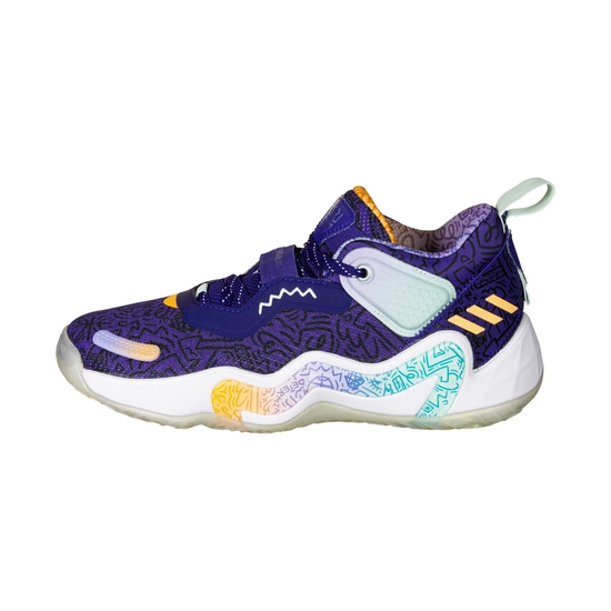 D.O.N. Issue 3 Basketballschuh Kinder, lila, zoom bei OUTFITTER Online