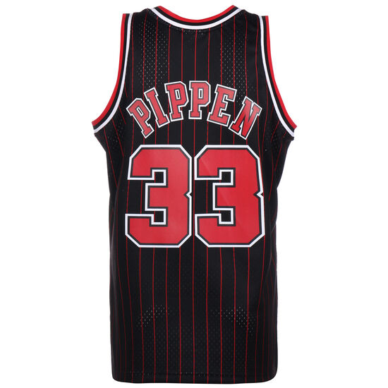 NBA Chicago Bulls Scottie Pippen Trikot Herren, schwarz / rot, zoom bei OUTFITTER Online