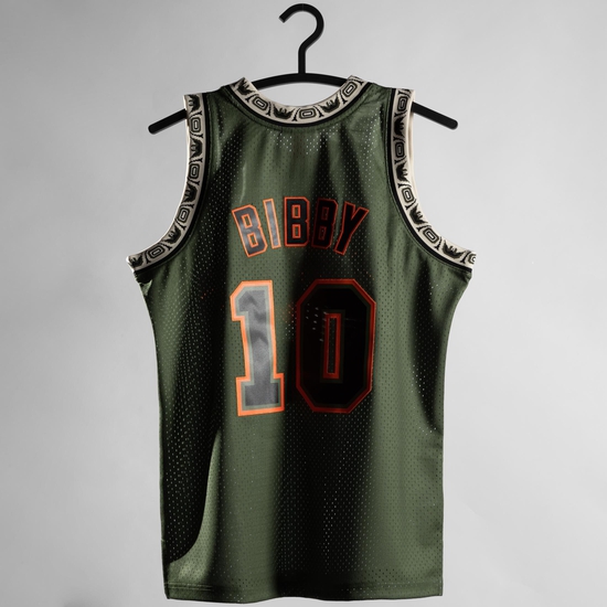 NBA Vancouver Grizzlies Mike Bibby Trikot Herren, dunkelgrün, zoom bei OUTFITTER Online