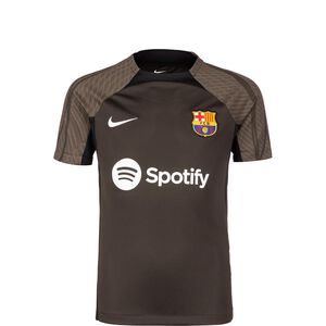 FC Barcelona Strike Trainingsshirt Kinder, dunkelbraun / weiß, zoom bei OUTFITTER Online