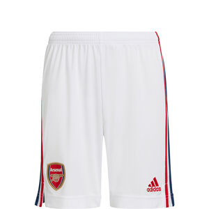 FC Arsenal Shorts Home 2021/2022 Kinder, weiß / rot, zoom bei OUTFITTER Online