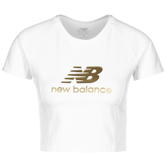 Athletics Podium T-Shirt Damen, weiß / gold, zoom bei OUTFITTER Online