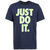 Icon Just Do It T-Shirt Herren, dunkelblau / neongelb, zoom bei OUTFITTER Online