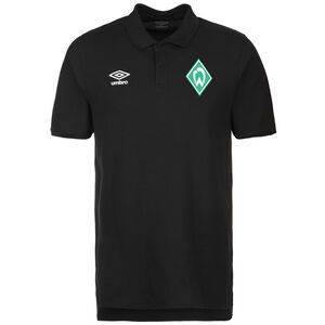 SV Werder Bremen Travel Poloshirt Herren, schwarz, zoom bei OUTFITTER Online