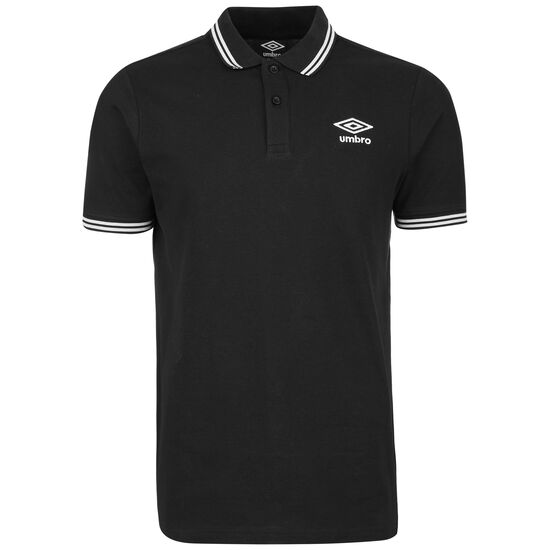 Active Style Pique Poloshirt Herren, schwarz / weiß, zoom bei OUTFITTER Online