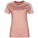 Essentials Slim 3-Streifen T-Shirt Damen, rosa / weiß, zoom bei OUTFITTER Online
