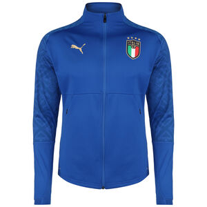 FIGC Italien Stadium Home Trainingsjacke EM 2021 Herren, blau / gold, zoom bei OUTFITTER Online