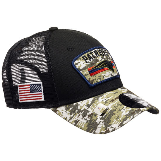 NFL New England Patriots 9FORTY Trucker 2021 Salut To Service Cap, , zoom bei OUTFITTER Online
