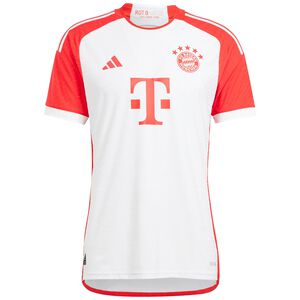 FC Bayern München Trikot Home Authentic 2023/2024 Herren, weiß / rot, zoom bei OUTFITTER Online