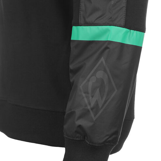 SV Werder Bremen Icon II Contrast Sweatshirt Herren, schwarz / grün, zoom bei OUTFITTER Online