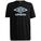 Core Logo T-Shirt Herren, schwarz / hellblau, zoom bei OUTFITTER Online