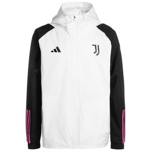 Juventus Turin All Weather Jacke Herren, weiß / schwarz, zoom bei OUTFITTER Online