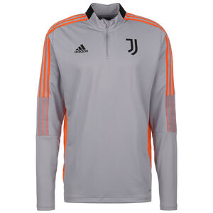 Juventus Turin Trainingssweat Herren, grau / orange, zoom bei OUTFITTER Online