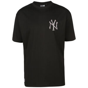 MLB New York Yankees Oversized Infill T-Shirt Herren, schwarz / weiß, zoom bei OUTFITTER Online