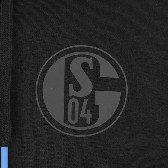 FC Schalke 04 Icon II Surplus Kapuzenpullover Herren, schwarz / blau, zoom bei OUTFITTER Online