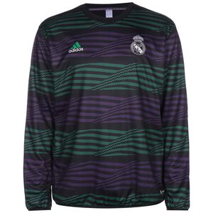 Real Madrid Pre-Match Longsleeve Herren, violett / grün, zoom bei OUTFITTER Online
