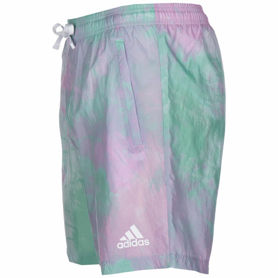 Essentials Tie-Dyed Inspirational Shorts Herren, mint / flieder, zoom bei OUTFITTER Online