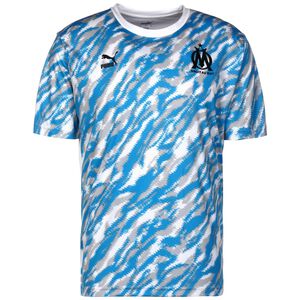 Olympique Marseille Iconic MCS Graphic Trainingsshirt Herren, blau / weiß, zoom bei OUTFITTER Online