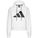 Relaxed Doubleknit Kapuzenpullover Damen, weiß / schwarz, zoom bei OUTFITTER Online