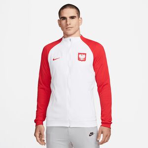 Polen Academy Pro Anthem Trainingsjacke Herren, weiß / rot, zoom bei OUTFITTER Online